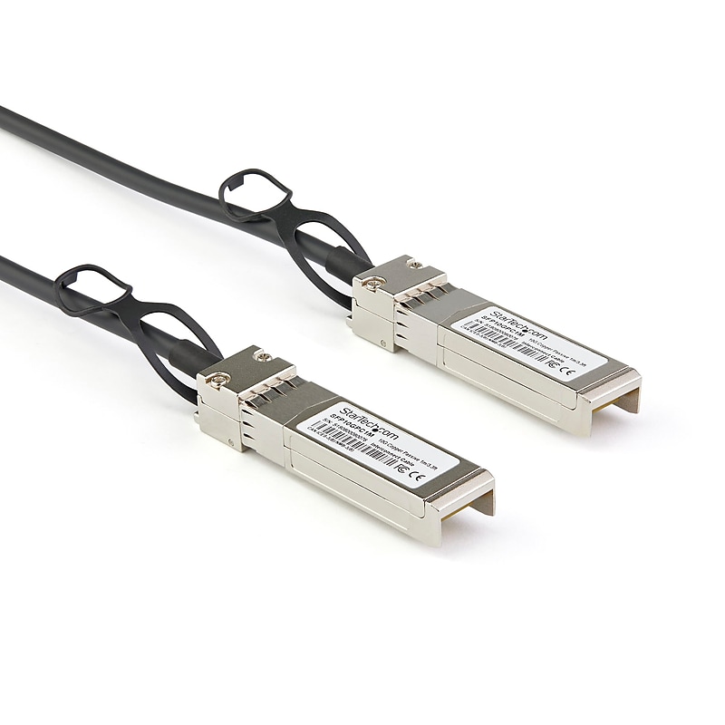 StarTech.com 2m SFP+ to SFP+ Direct Attach Cable for Dell EMC DAC-SFP-10G-2M - 10GbE - SFP+ Copper DAC 10 Gbps Passive Twinax image 1