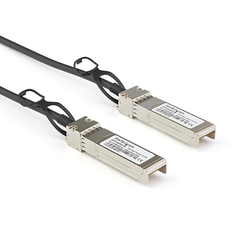 StarTech.com 1m SFP+ to SFP+ Direct Attach Cable for Dell EMC  DAC-SFP-10G-1M - 10GbE SFP+ Copper DAC 10 Gbps Passive Twinax image 1
