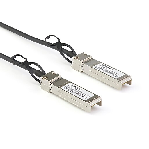 StarTech.com 1m SFP+ to SFP+ Direct Attach Cable for Dell EMC DAC-SFP-10G-1M - 10GbE SFP+ Copper DAC 10 Gbps Passive Twinax StarTech.com 1m SFP+ to SFP+ Direct Attach Cable for Dell EMC DAC-SFP-10G-1M - 10GbE SFP+ Copper DAC 10 Gbps Passive Twinax