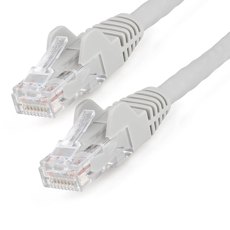 3m(10ft) CAT6 Ethernet Cable, LSZH (Low Smoke Zero Halogen) 10 GbE Snagless 100W PoE UTP RJ45 Gray Network Patch Cord, ETL image 1