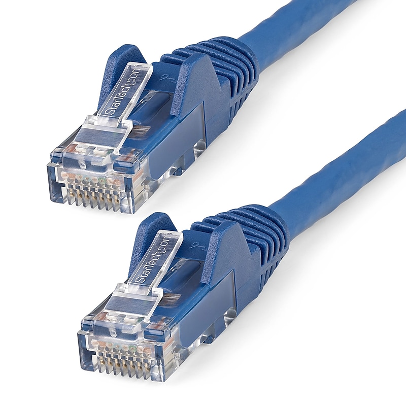 3m(10ft) CAT6 Ethernet Cable, LSZH (Low Smoke Zero Halogen) 10 GbE Snagless 100W PoE UTP RJ45 Blue Network Patch Cord, ETL image 1