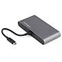 Thunderbolt 3 Mini Dock - Portable Dual Monitor TB3 Docking Station DisplayPort 4K 60Hz - 1x USB-A, GbE - 28cm (11") Cable~#|#~sp130656958_sc7