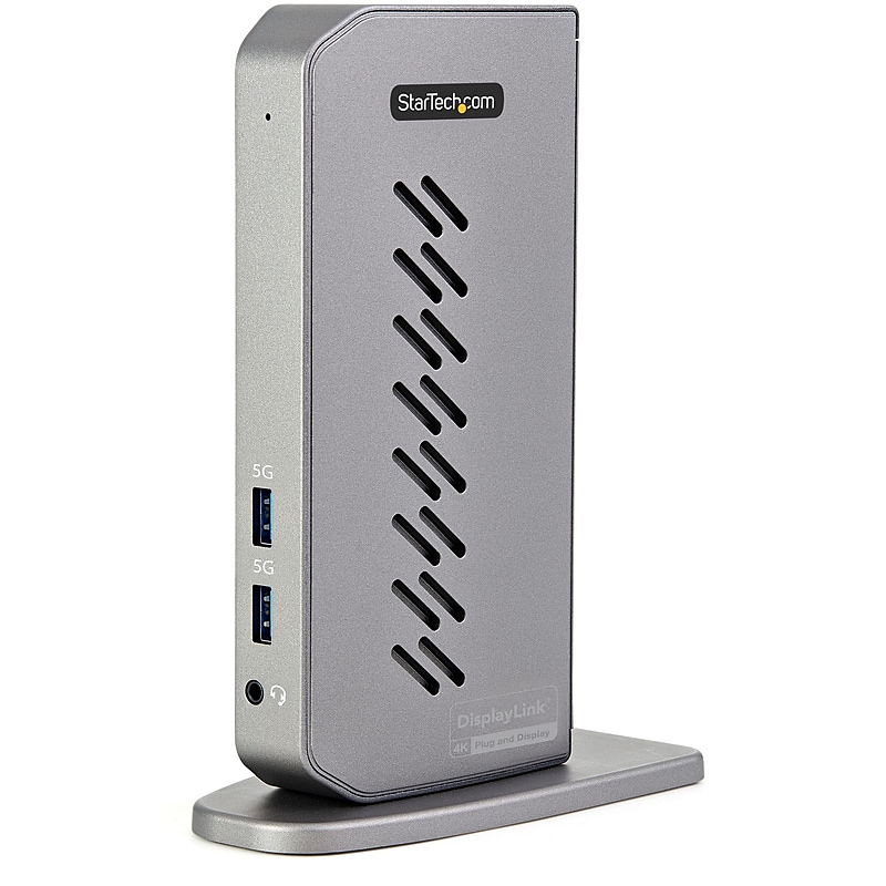 USB-C USB-A Dock - Hybrid Universal USB 3.0 Laptop Docking Station - Dual Monitor 4K 60Hz HDMI/DisplayPort - 6xUSB Type-A/GbE image 1