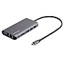 StarTech.com USB-C to HDMI/VGA/USB-A/MicroSD/SD/GbE/Audio Multiport Adapter, Male to Female, 100W PD, Mini Dock (DKT30CHVAUSP)~#|#~sp130657241_sc7