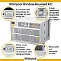 Whirlpool 115-Volt Window Air Conditioner with Remote, White (WHAW151BW)~#|#~sp130657725_sc7