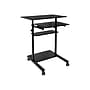 Mount-It! Mobile 32"W Adjustable Standing Desk, Black (MI-7998B)~#|#~sp130659013_sc7