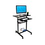 Mount-It! Mobile 32"W Adjustable Standing Desk, Black (MI-7998B)~#|#~sp130659020_sc7