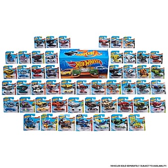 Mattel Hot Wheels 50 Car Gift Pack, Assorted Colors, 3 years and up (V6697)