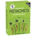 Wonderful Roasted & Salted Pistachios, 0.75 oz., 9 Bags/Pack, 4 Packs/Carton (PAR91100)