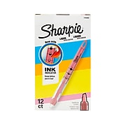 Sharpie Accent Liquid Highlighters, Chisel Tip, Pink, Dozen (1754464)