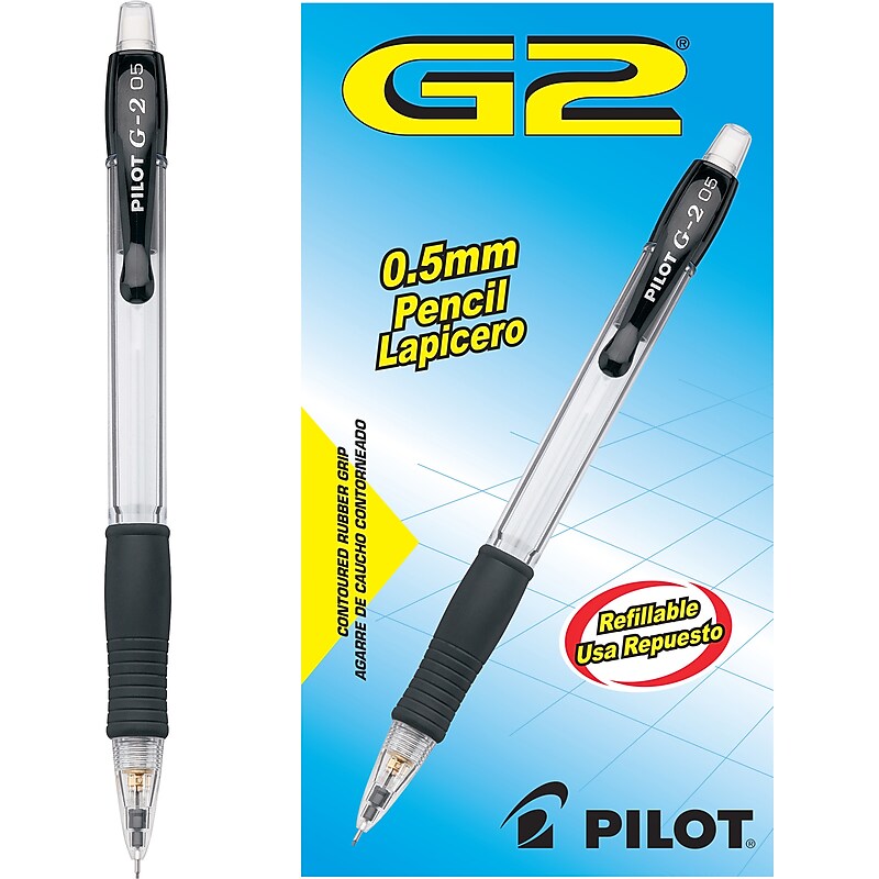 Pilot G2 Mechanical Pencil, 0.5mm, #2 Medium Lead, Dozen (51014) image 1