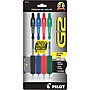 Pilot G2 Retractable Gel Pens, Ultra Fine Point, Assorted Ink, 4/Pack (31276)~#|#~sp130855902_sc7