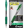 Pilot G2 Retractable Gel Pens, Extra Fine Point, Green Ink, Dozen (31005)~#|#~sp130855916_sc7