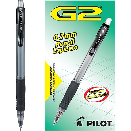 Pilot G2 Mechanical Pencils 0 7mm 2 Medium Lead Dozen Staples