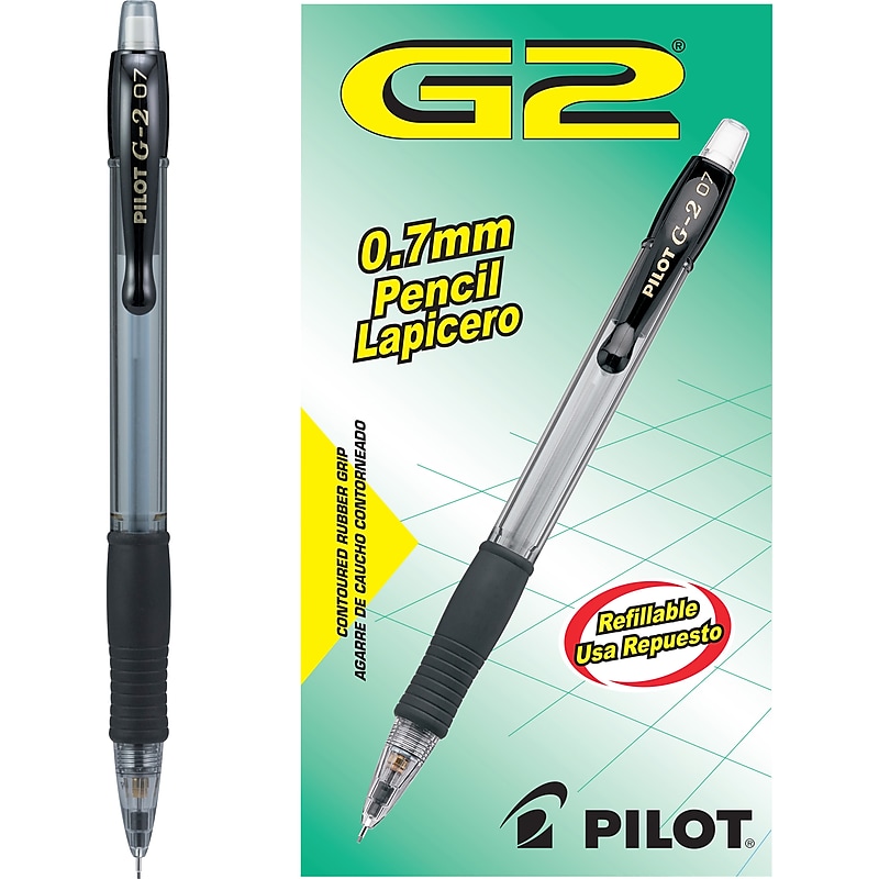 Pilot G2 Mechanical Pencil, 0.7mm, #2 Medium Lead, Dozen (51015) image 1