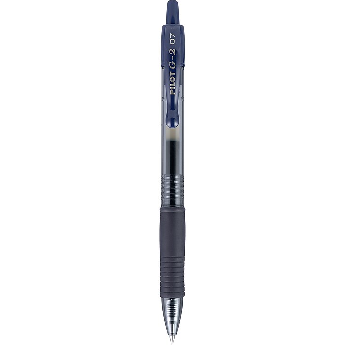 PILOT G-1 PENNA a sfera inchiostro gel con impugnatura punta 0,7 mm NERA, BLU E 2 ROSSI EUR 6,96