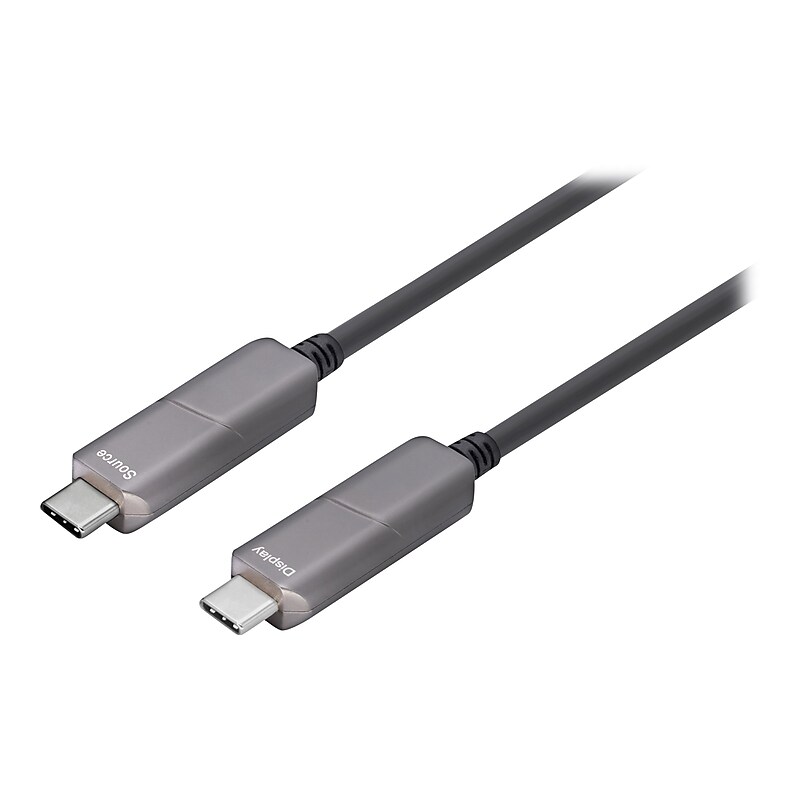 4XEM 115' USB C Cable, Black (4XUSBCFIBER35M) image 1