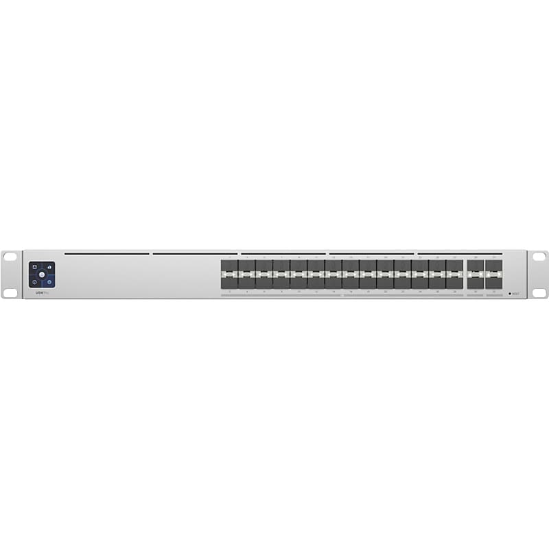 Ubiquiti UniFi Pro Aggregation 32-Port Gigabit Ethernet Managed Switch, Silver (USW-PRO-AGGREGATION) image 1