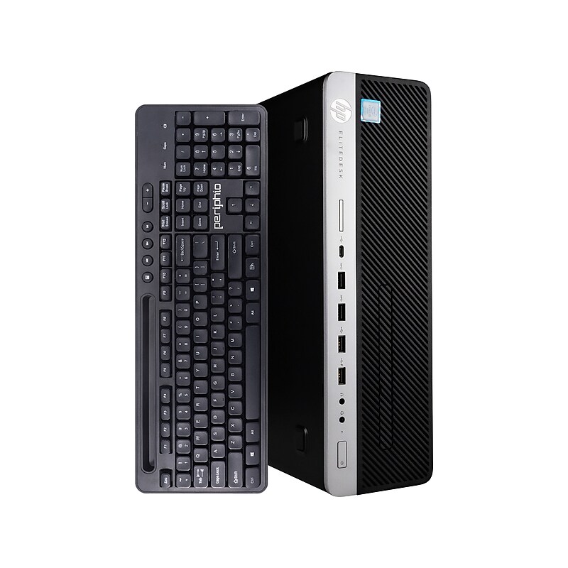 HP ProDesk 600G3 Refurbished Desktop Computer, Intel Core i5-7600, 16GB Memory, 240GB SSD (BTG-00039578) image 1