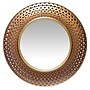 Infinity Instruments 15.75" Round Wall Mirror, Gold/Copper Finish (15367GD)~#|#~sp13096511_sc7