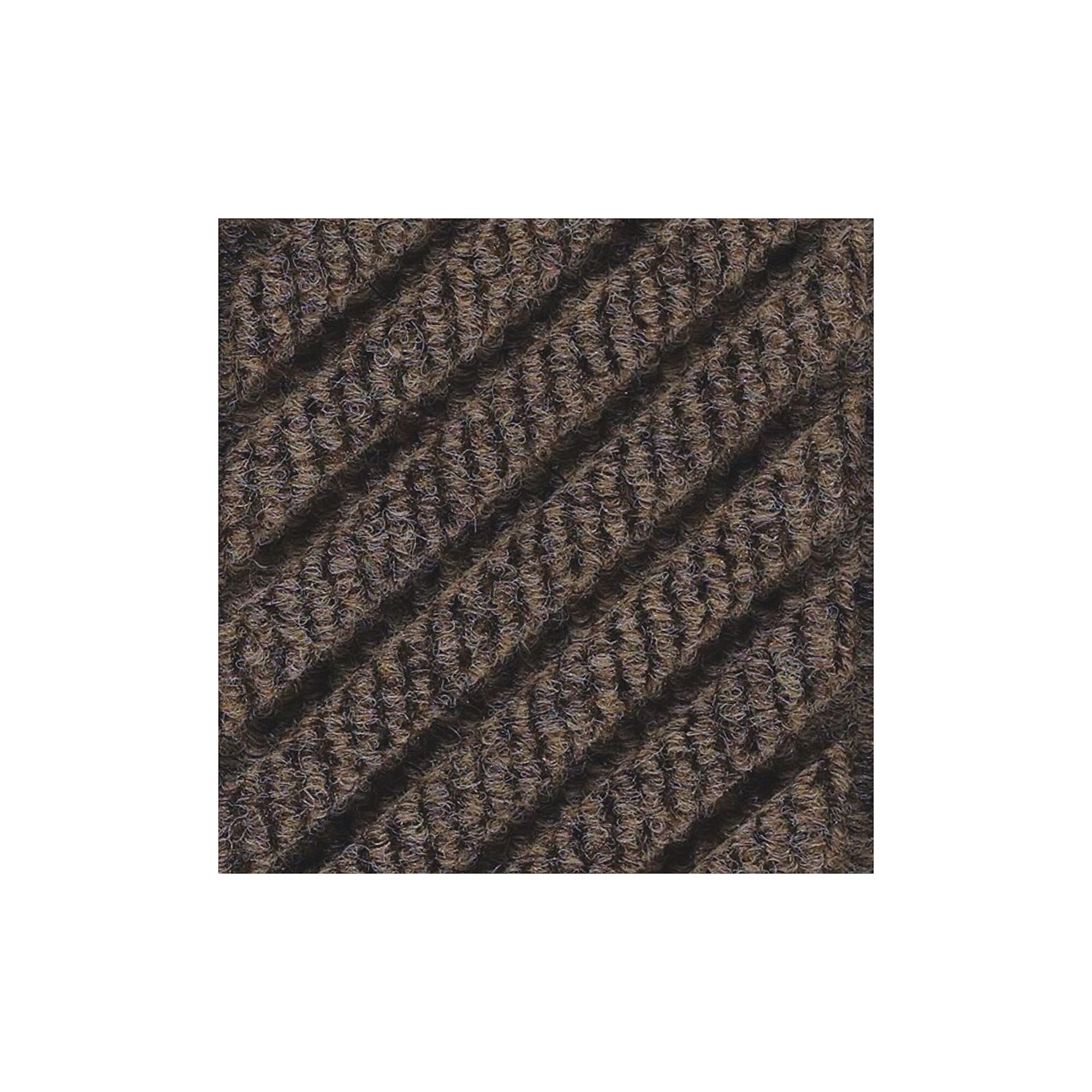 M+A Matting WaterHog Max Grand Diamond, Mat + One End, Cleated, 3′ x 6′, Chestnut Brown (2224875355070) Sansujyuku sansujyuku.com
