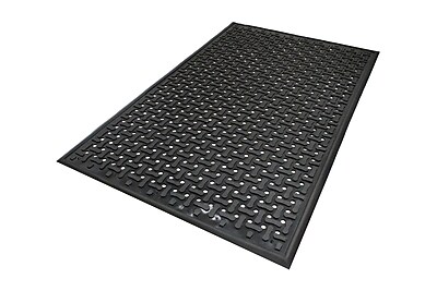 M+A Matting Comfort Flow Anti-Fatigue Mat, 3′ x 5′ Black (420135900) Sansujyuku sansujyuku.com