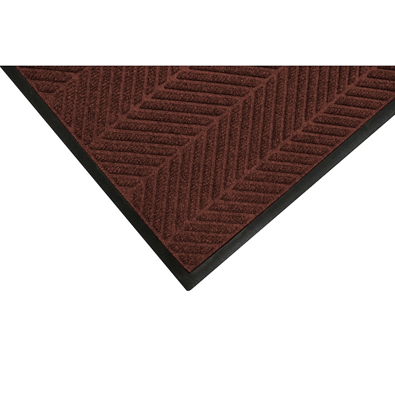 M+A Matting WaterHog Max Herringbone Classic Mat, Universal Cleated, 6' x 12.2', Maroon (224074612070) image 1