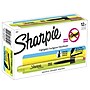 Sharpie Retractable Highlighter, Chisel Tip, Yellow, Dozen (28025)~#|#~sp131139184_sc7