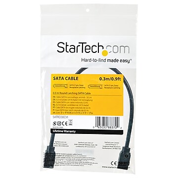 0.3 m Round SATA Cable