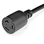 StarTech 1 ft. Power Adapter Cord, 1-Outlet, 12 AWG, Black (PAC520PLR1)~#|#~sp131140290_sc7