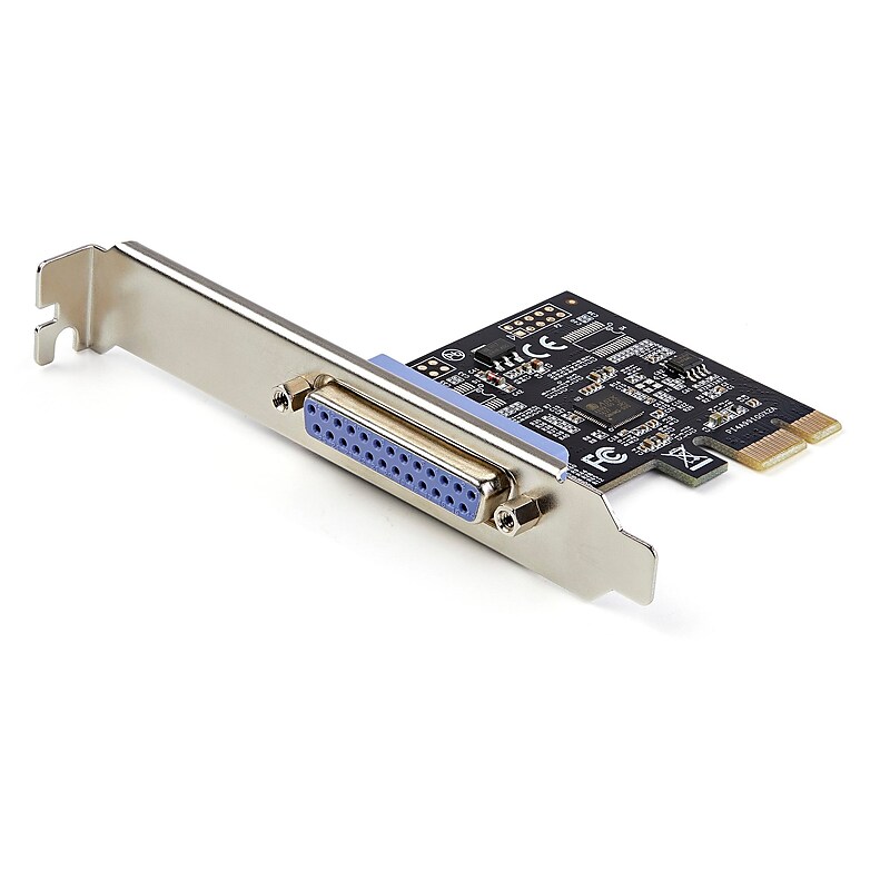 1-Port Parallel PCIe Card, PCI Express to Parallel DB25 LPT Adapter Card, Desktop Expansion Controller for Printer, SPP/ECP image 1