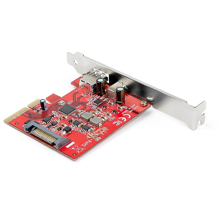 StarTech 2-Port PCIe Gigabit Ethernet Adapter (PEXUSB311AC3) | Staples
