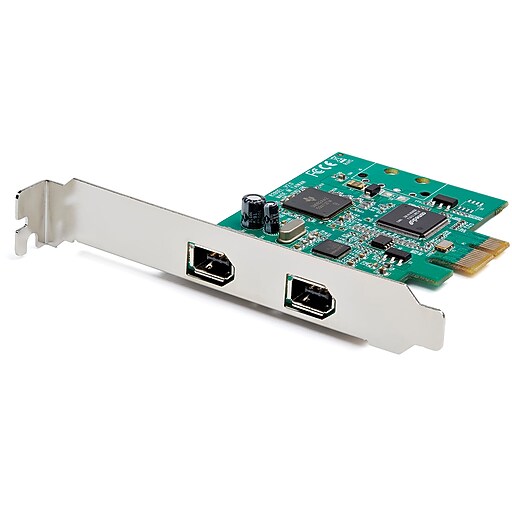 2 Port PCI Express FireWire Card 1394a Firewire TI TSB82AA2 Chipset