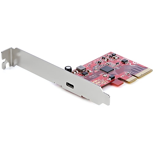 Usb 3 2 Gen 2x2 Pcie Card Usb C gbps Pci Express 3 0 X4 Controller Usb Type C Add On Pcie Expansion Card Windows Linux Staples