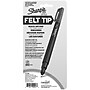Sharpie Felt Pens, Fine Point, 0.4mm, Black Ink, 4/Pack (1742661)~#|#~sp131140664_sc7