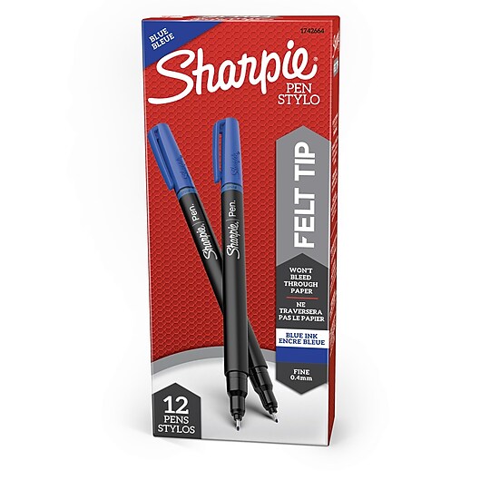 Blue Stick Felt School Pens | Staples