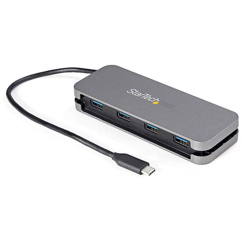 StarTech 4-Port USB-A 3.2 Hub, Gray (HB30CM4AB) image 1