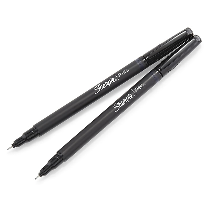 Sharpie Felt Pen, Fine Point, 0.4mm, Black Ink, 36/Box Sharpie Felt Pen, Fine Point, 0.4mm, Black Ink, 36/Box