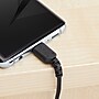 1m USB A to USB C Charging Cable - Durable Fast Charge & Sync USB 2.0 to USB Type C Data Cord - Aramid Fiber M/M 3A Black~#|#~sp131140806_sc7