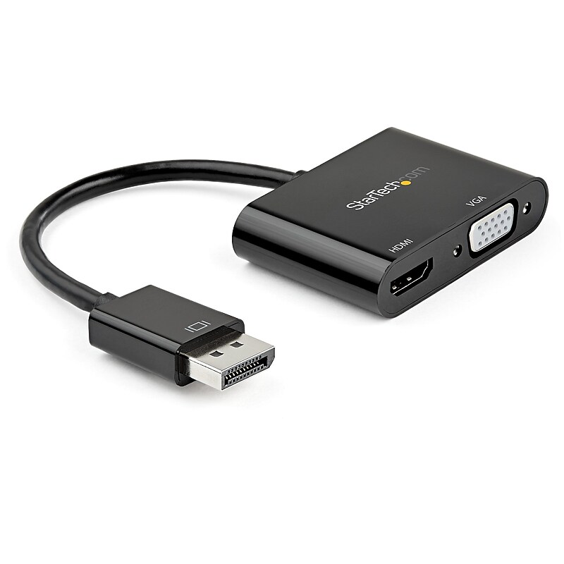DisplayPort to HDMI VGA Adapter - DP 1.2 HBR2 to HDMI 2.0 4K 60Hz or VGA Monitor Converter - Digital Video Display Adapter image 1