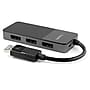 StarTech  3-Port DisplayPort to Triple DisplayPort Display Adapter, Male to Female/Female, Black (MST14DP123DP)~#|#~sp131140889_sc7