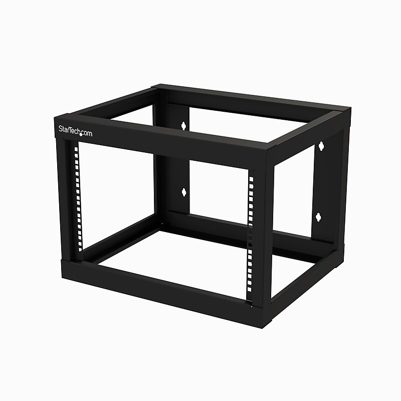 6U 19" Wall Mount Network Rack - 19" Deep Open Frame for Server Room AV/Data/Patch Panel/IT/Computer Equipment w/Cage Nuts image 1