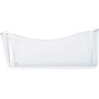 Rubbermaid 1-Pocket Plastic Letter Size Wall File, Clear (65972ROS)~#|#~sp131141570_sc7