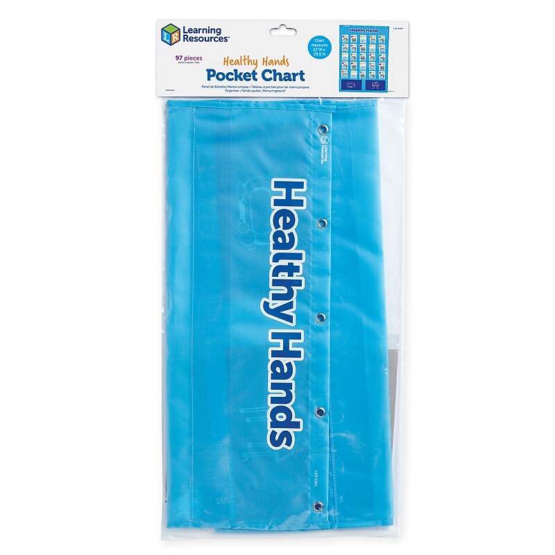 Educational Learning Resources Healthy Hands Pocket Chart (LER 4364) image 1