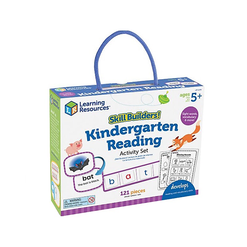 Learning Resources Skill Builders! Kindergarten Reading, Assorted Colors (LER1246) image 1