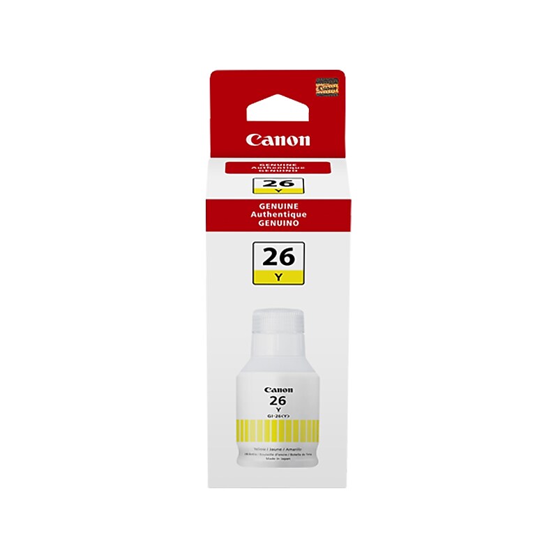 Canon 26 Yellow High Yield Ink Bottle (4423C001) image 1