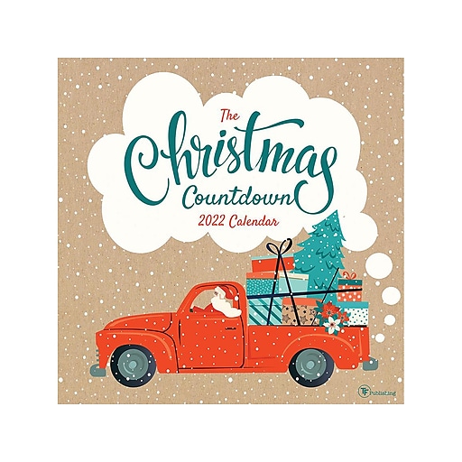 2022-2023 Tf Publishing 12" X 12" Monthly Calendar, Christmas Countdown, Multicolor (22-1004) | Staples