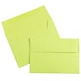 JAM Paper 4Bar A1 Colored Invitation Envelopes, 3.625 x 5.125, Ultra Lime Green, 50/Pack (155438I)~#|#~sp131391073_sc7