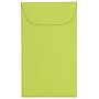 JAM Paper #3 Coin Business Colored Envelopes, 2.5 x 4.25, Ultra Lime Green, 25/Pack (356730536)~#|#~sp131391278_sc7