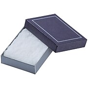 JAM PAPER Plastic Earring Box, 3 1/4 x 2 1/2 x 3/4, Purple